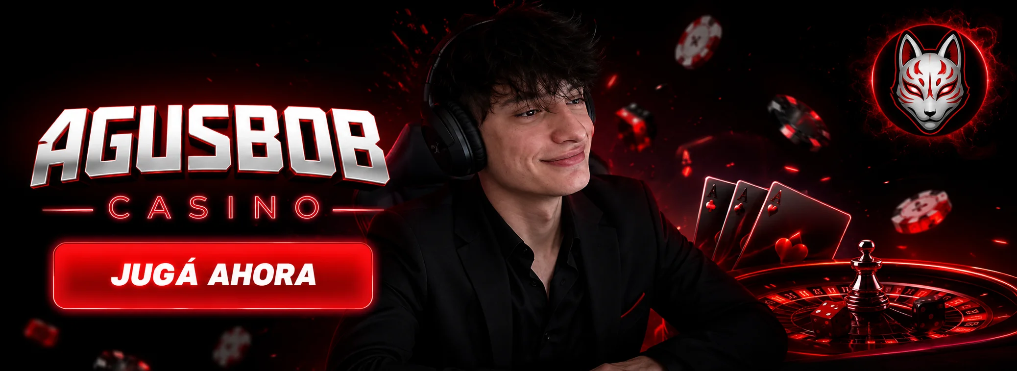 Agusbob Casino, el casino oficial de Agusbob, con el bono de bienvenida del 100% hasta $500.000 más 200 giros gratis
