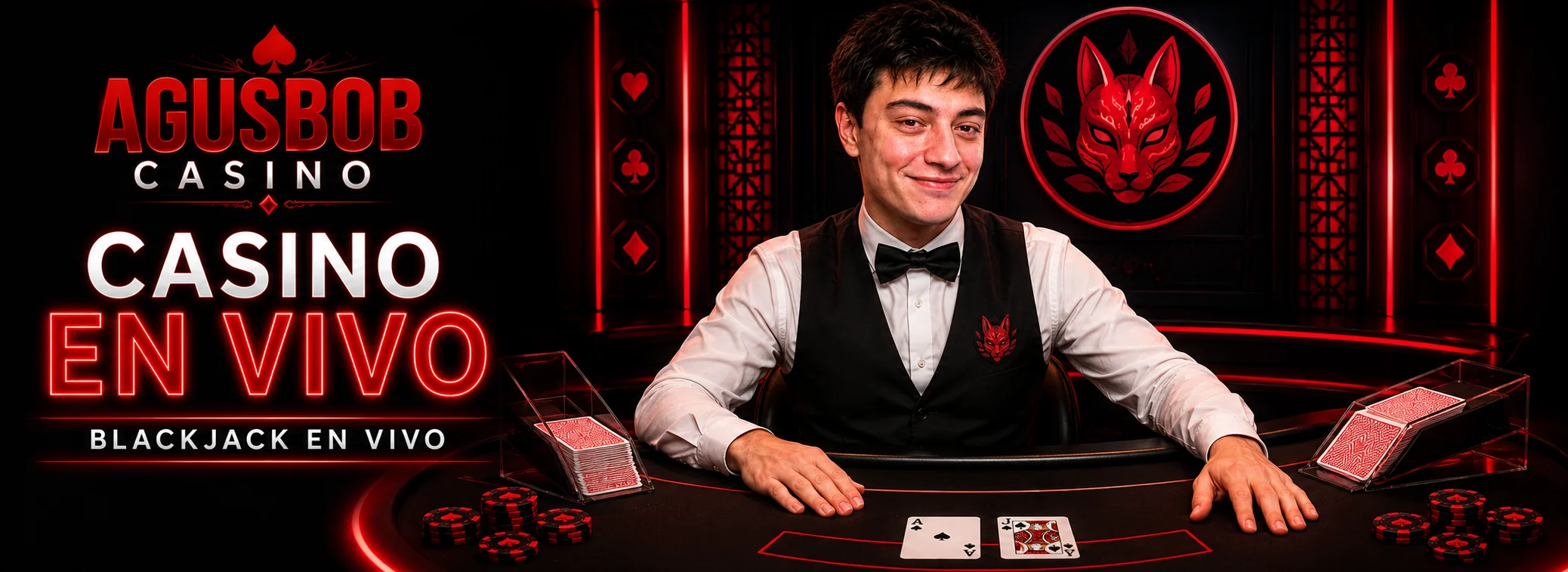 Ruleta y blackjack en vivo de Evolution Gaming en Agusbob Casino: Immersive Roulette, Blackjack VIP y Monopoly Live